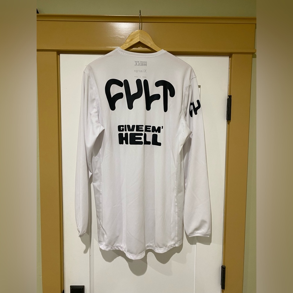 CULT x Webig racing bmx mtb jersey white Mens XL